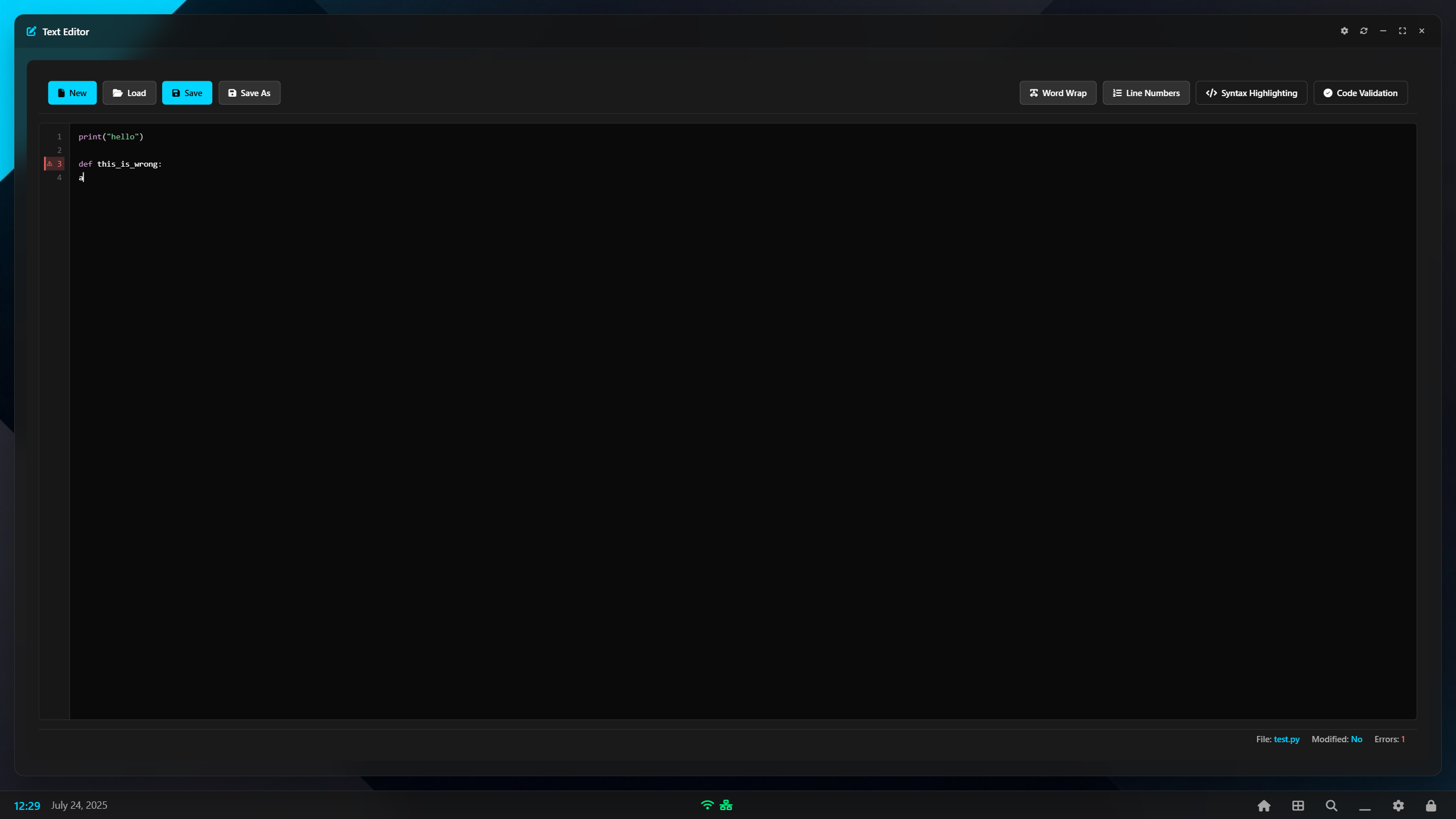 Text Editor